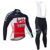 Maillot Cyclisme Hiver + Collant à Bretelles 2020 Lotto-Soudal N002